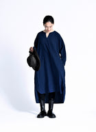 ガーゼキーネックワンピース