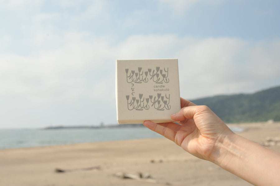 【salvia】kohakuto　/　蜜蝋キャンドル