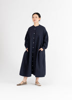 バンドカラーワンピース