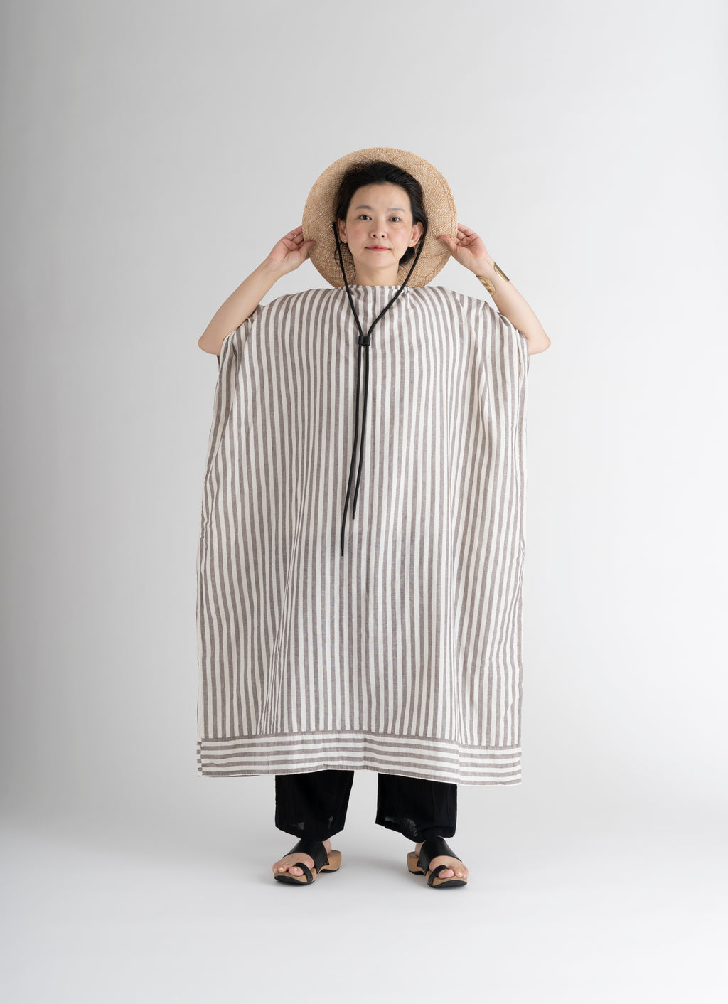 【在庫限り】レクタングルドレス（ストライプ）