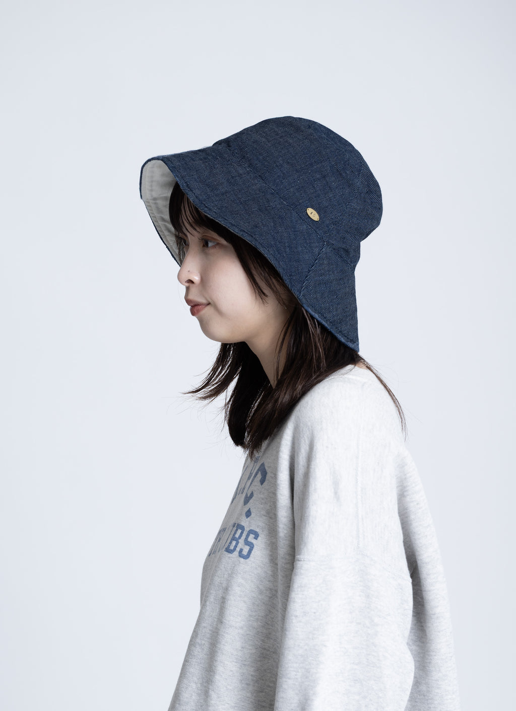 デニムガーゼハット