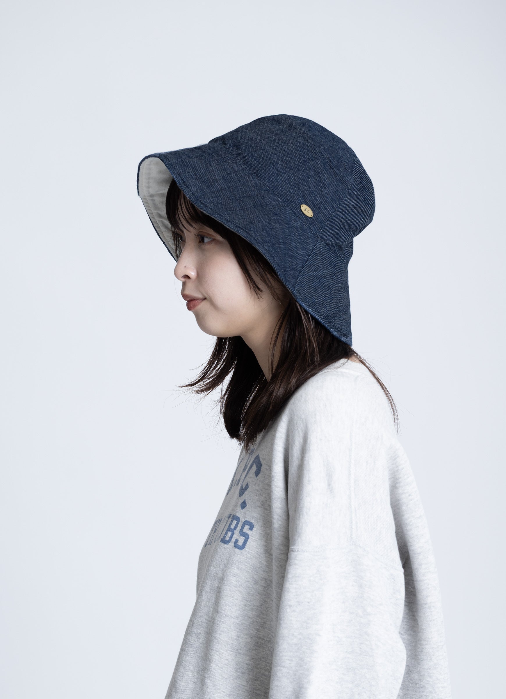 デニムガーゼハット