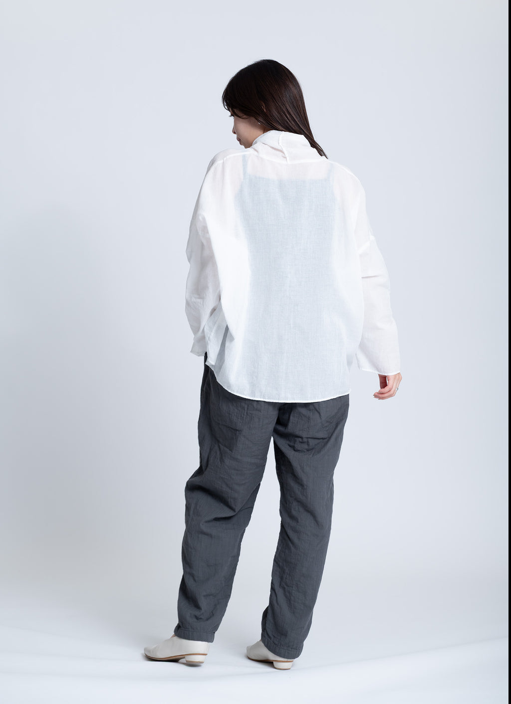 ガーゼショールカーディガン