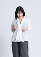 ガーゼショールカーディガン