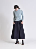 タックギャザーロングスカート