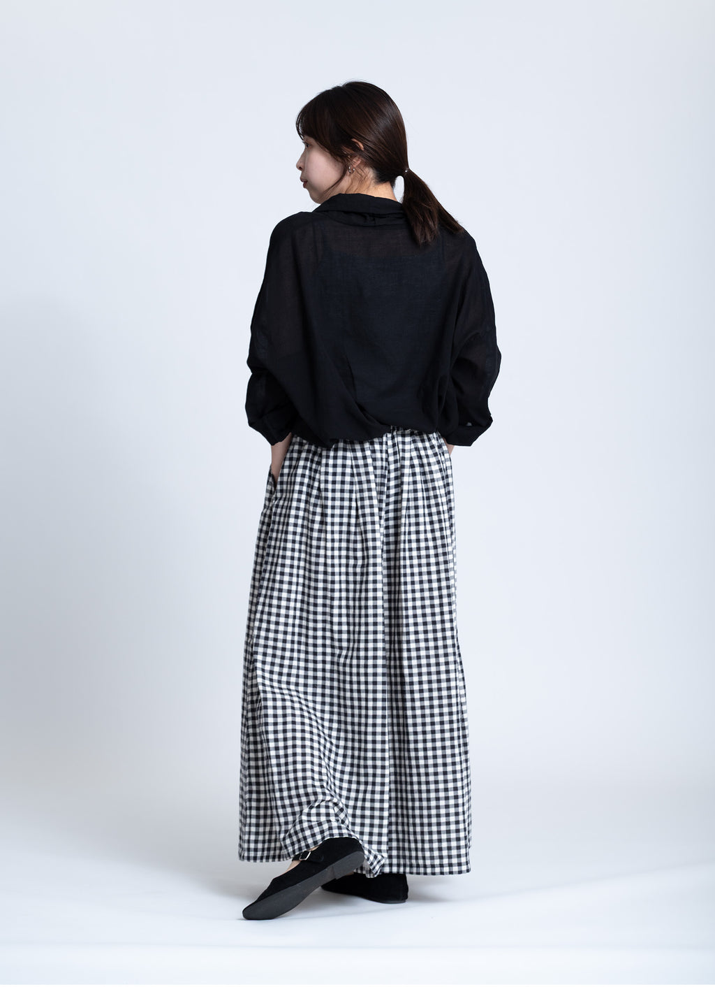 ガーゼショールカーディガン