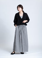 ガーゼショールカーディガン