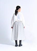 ストライプガーゼポケットスカート