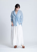 ガーゼショールカーディガン