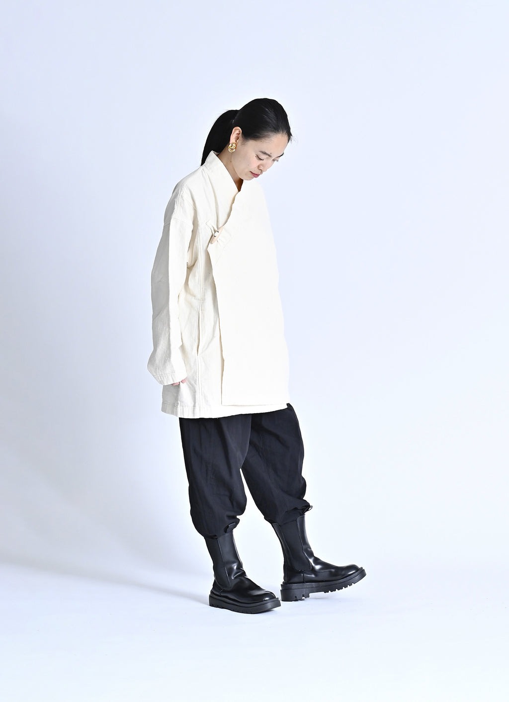 ガーゼカシュクールコート