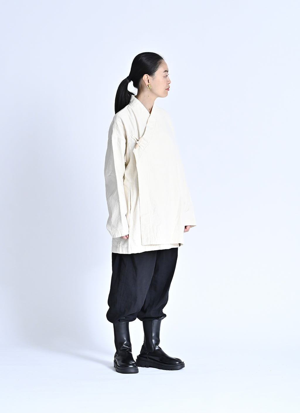 ガーゼカシュクールコート