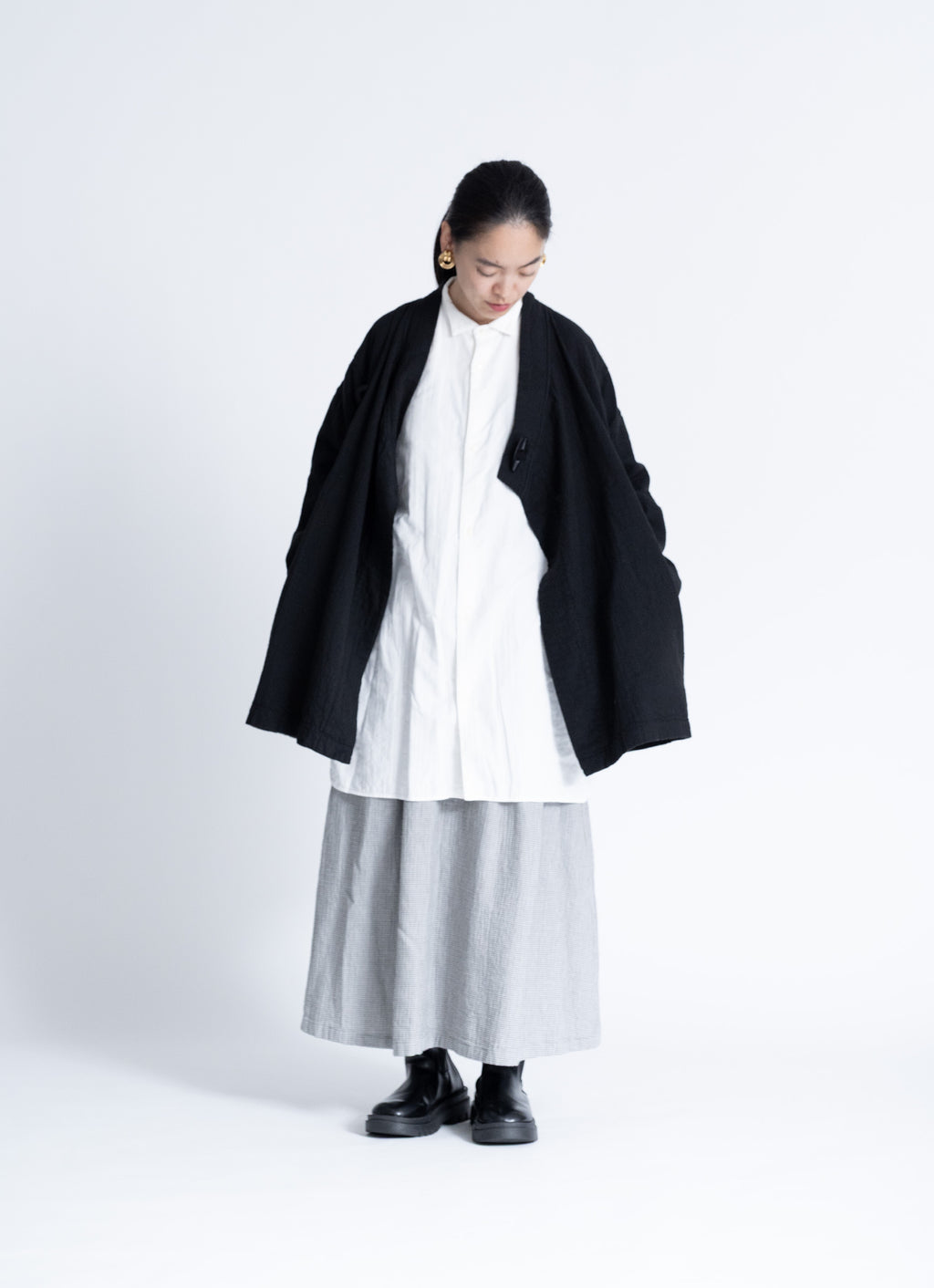 ガーゼカシュクールコート