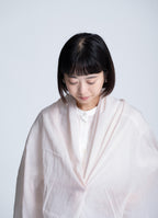 シルク混カラーストール