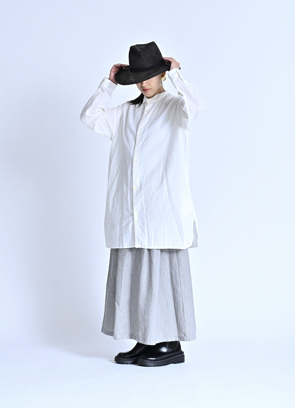 ガーゼウィングシャツコート