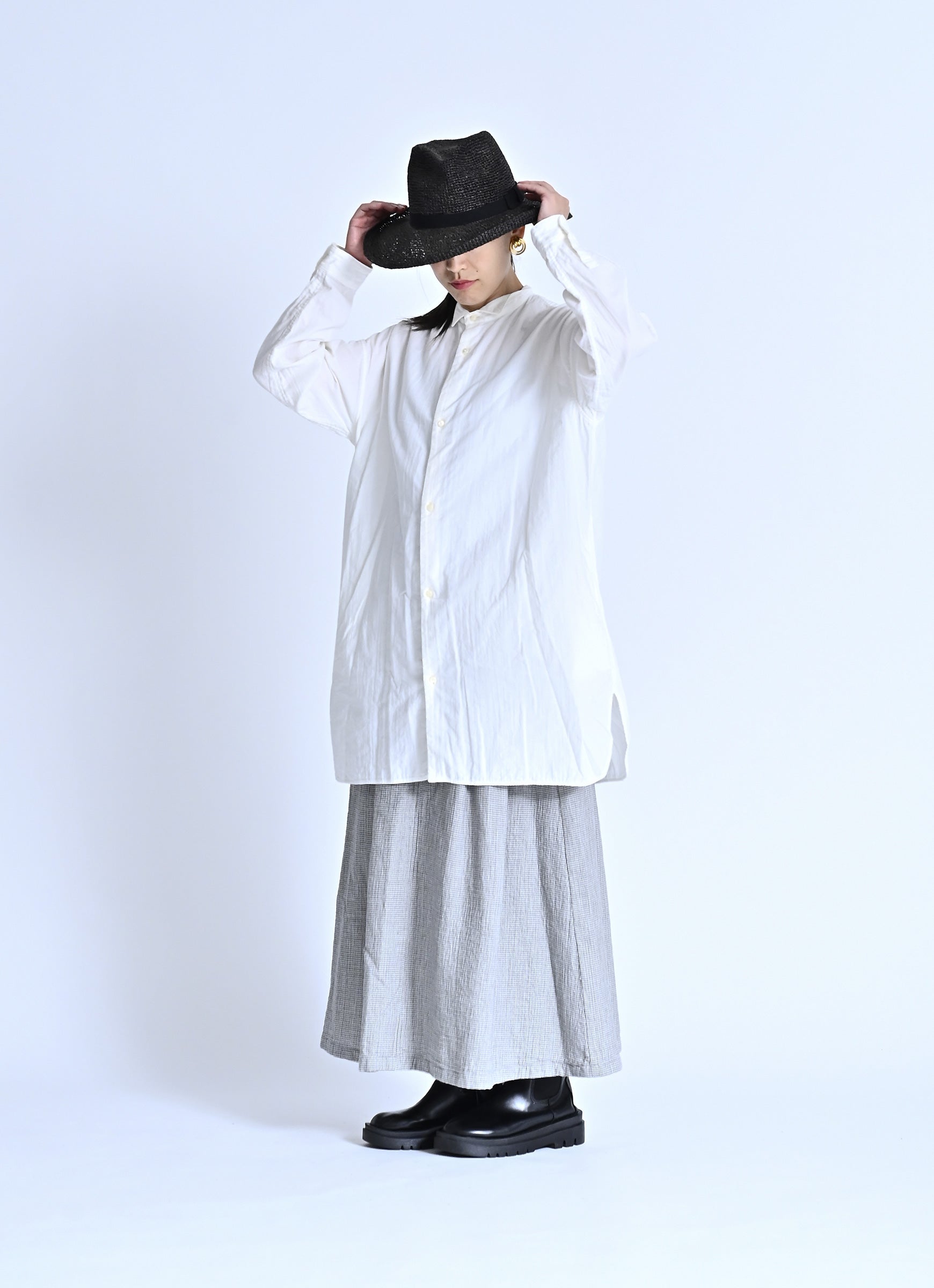 ガーゼウィングシャツコート