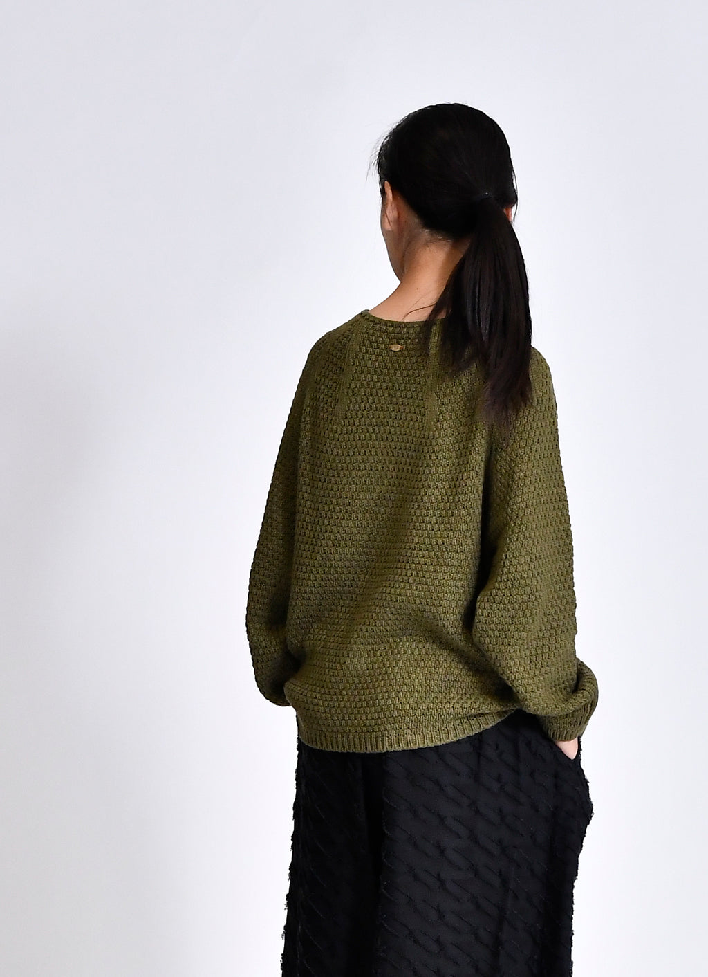 ガーゼなニットカーデ