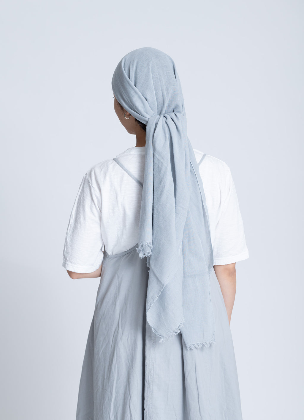 シルク混カラーストール