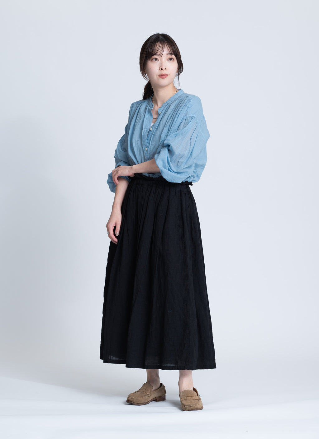 ガーゼギャザースカート