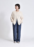 デニムガーゼイージーパンツ