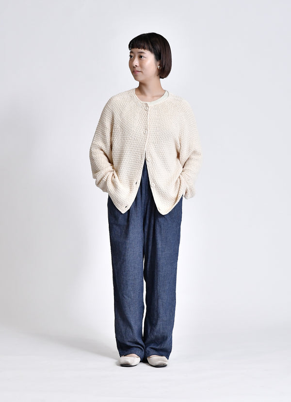 デニムガーゼイージーパンツ