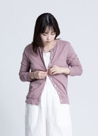 クルーネックカーディガン