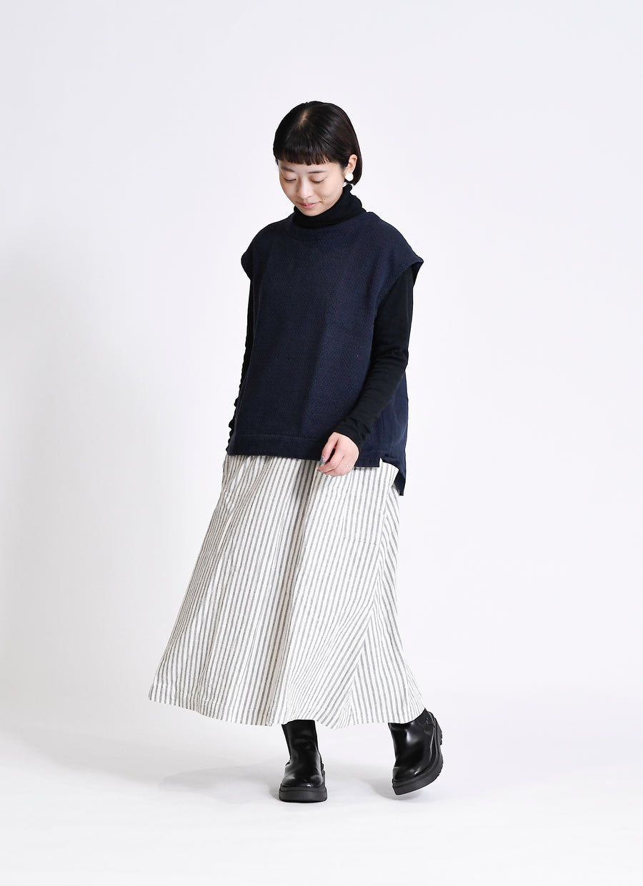 コットンニットガーゼベスト