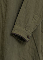 ガーゼロングシャツワンピース