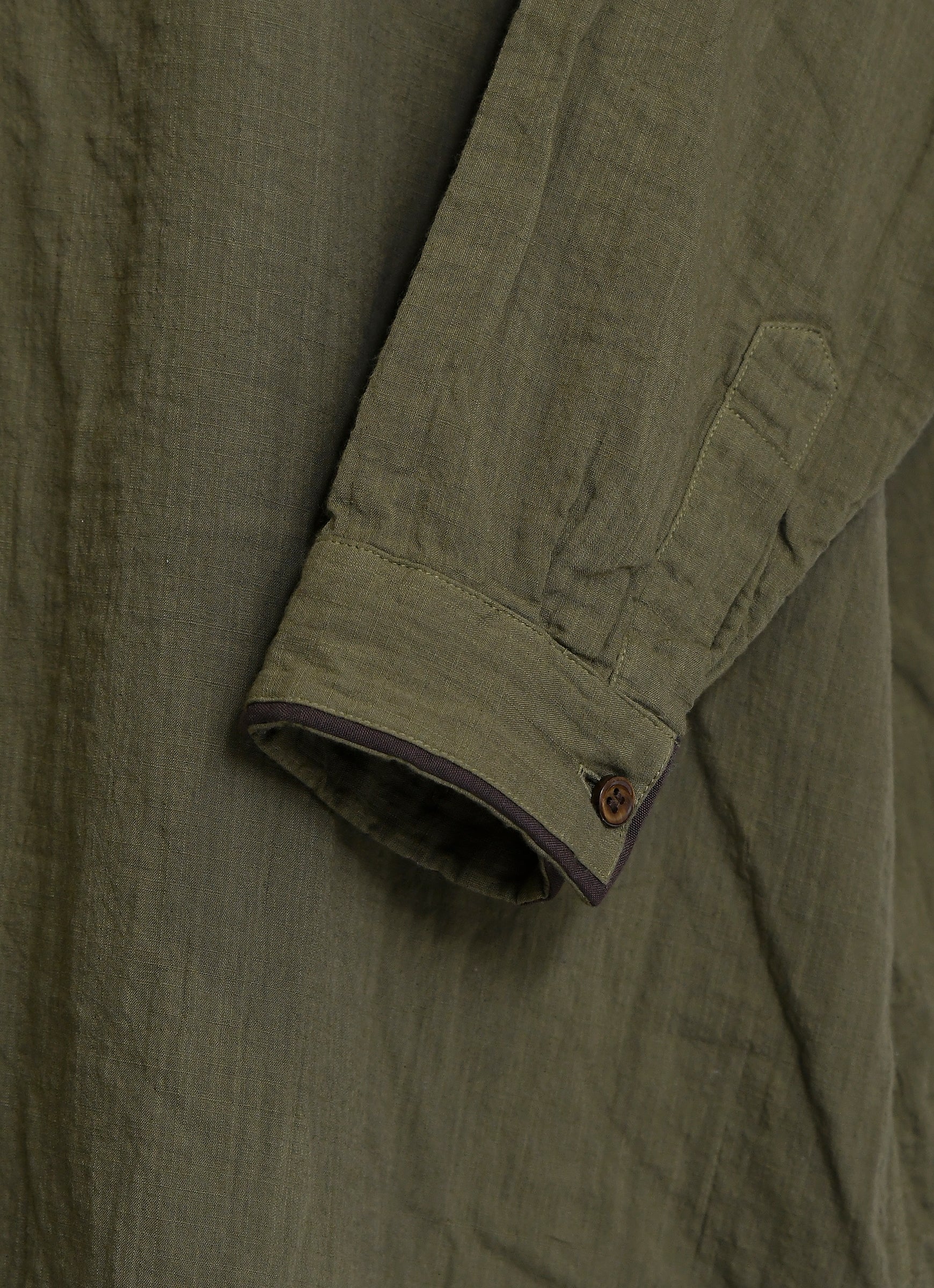 ガーゼロングシャツワンピース