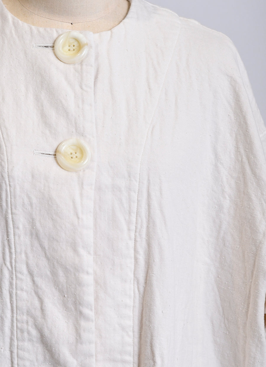 ガーゼロングコート