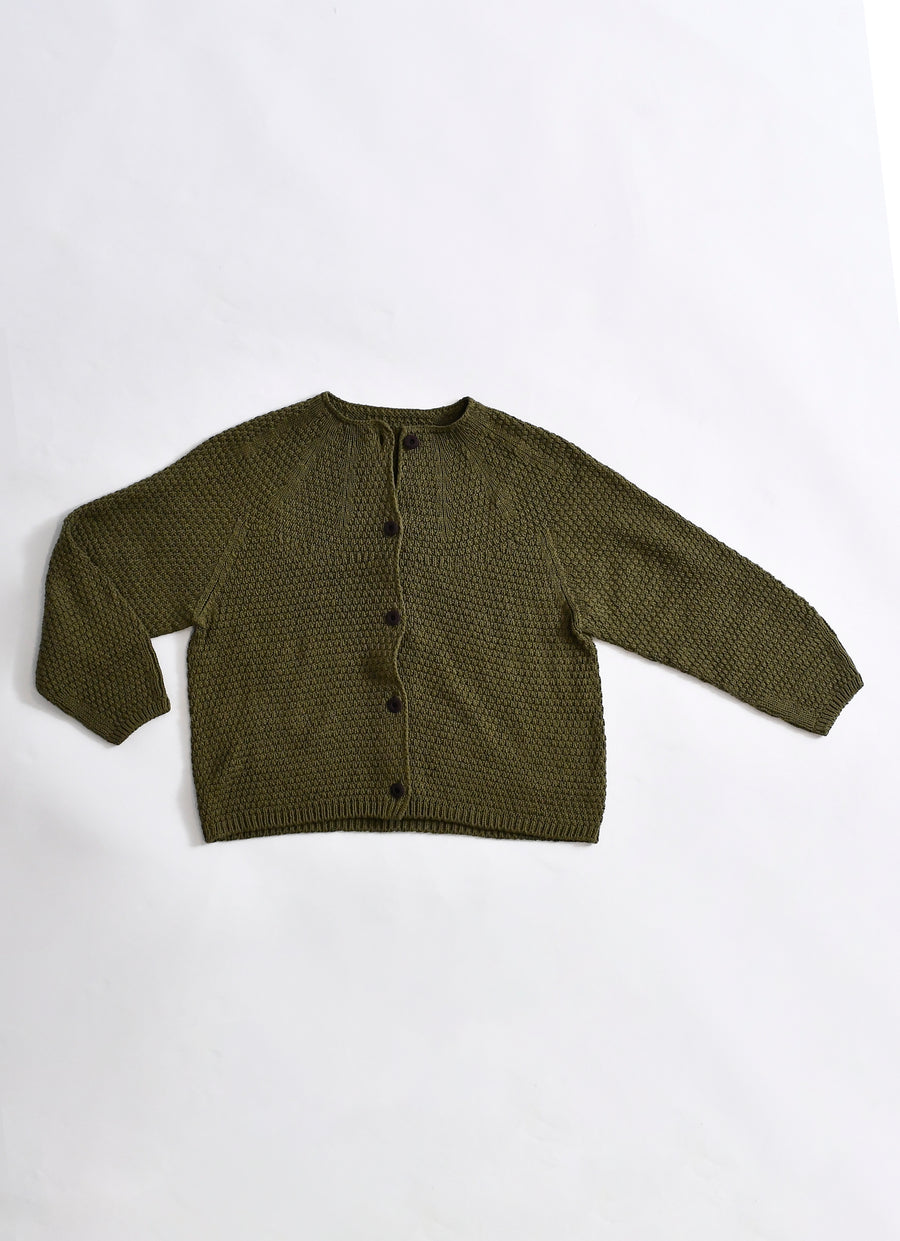 ガーゼなニットカーデ