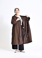 ガーゼ前開きワンピース