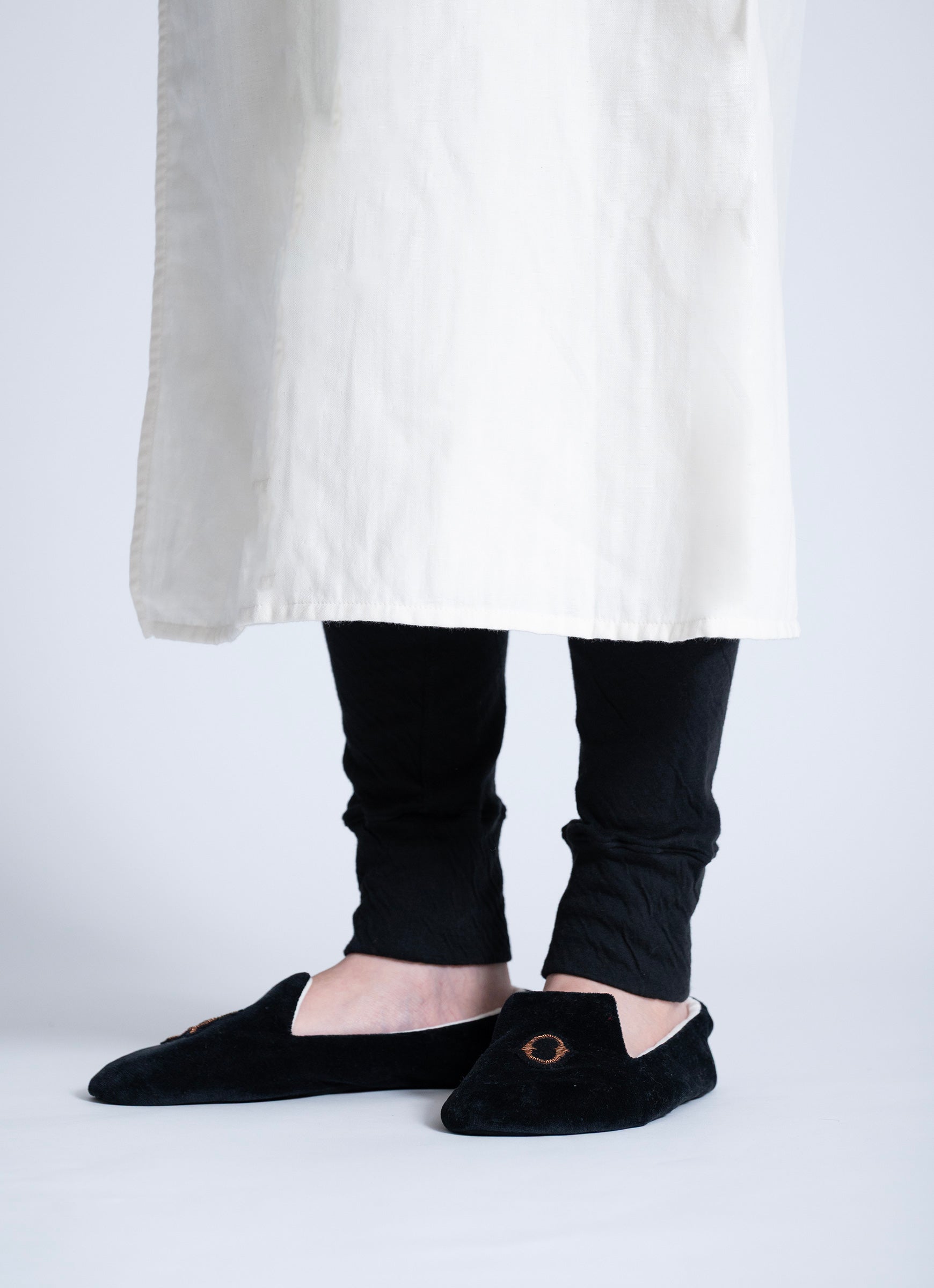 シルク混なめらかスパッツ