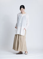 ガーゼギャザーロングパンツ