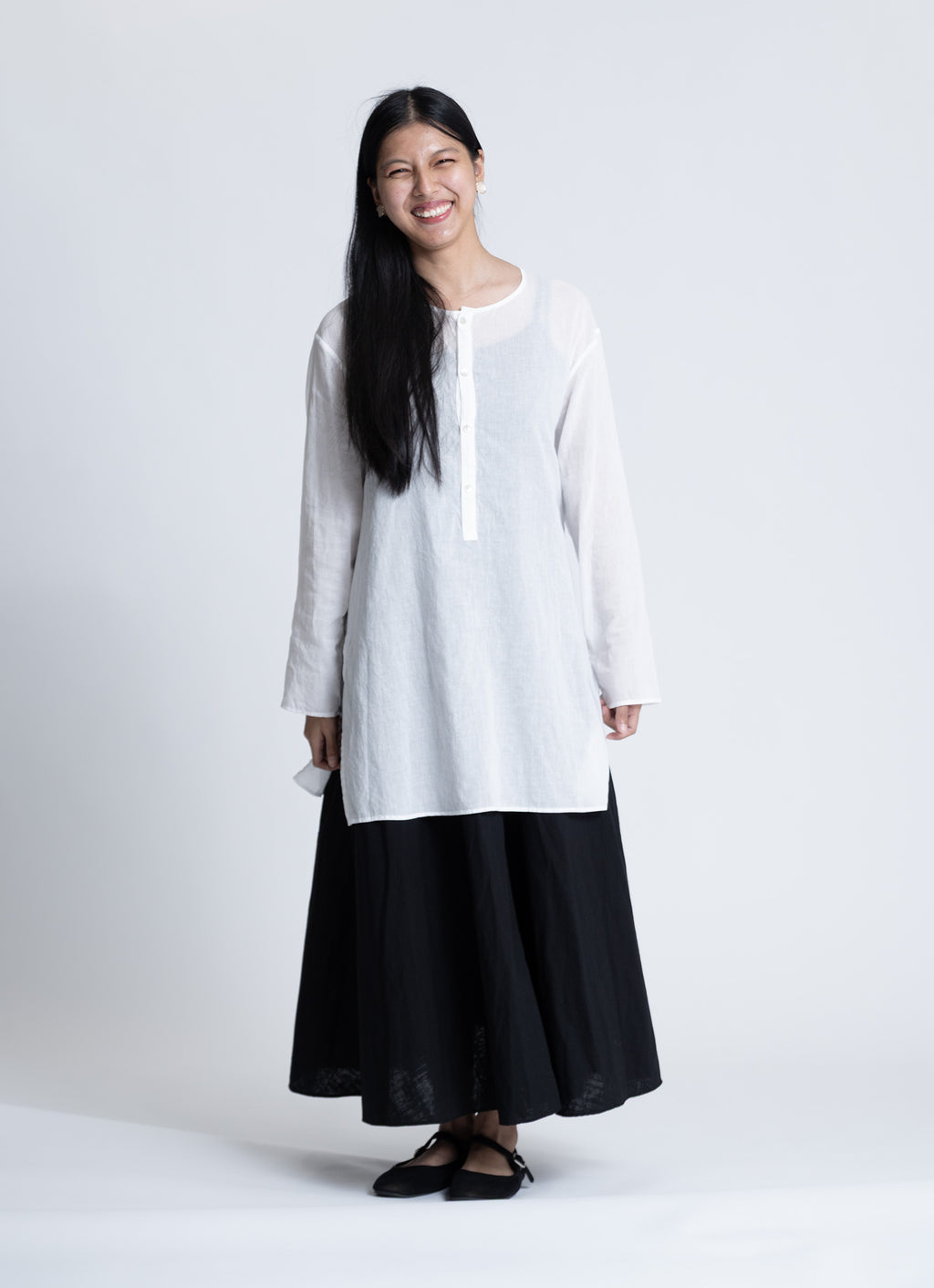 ガーゼクルタシャツ