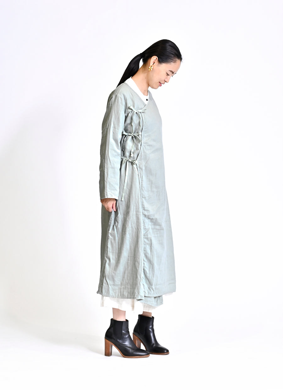 ガーゼ前開きワンピース