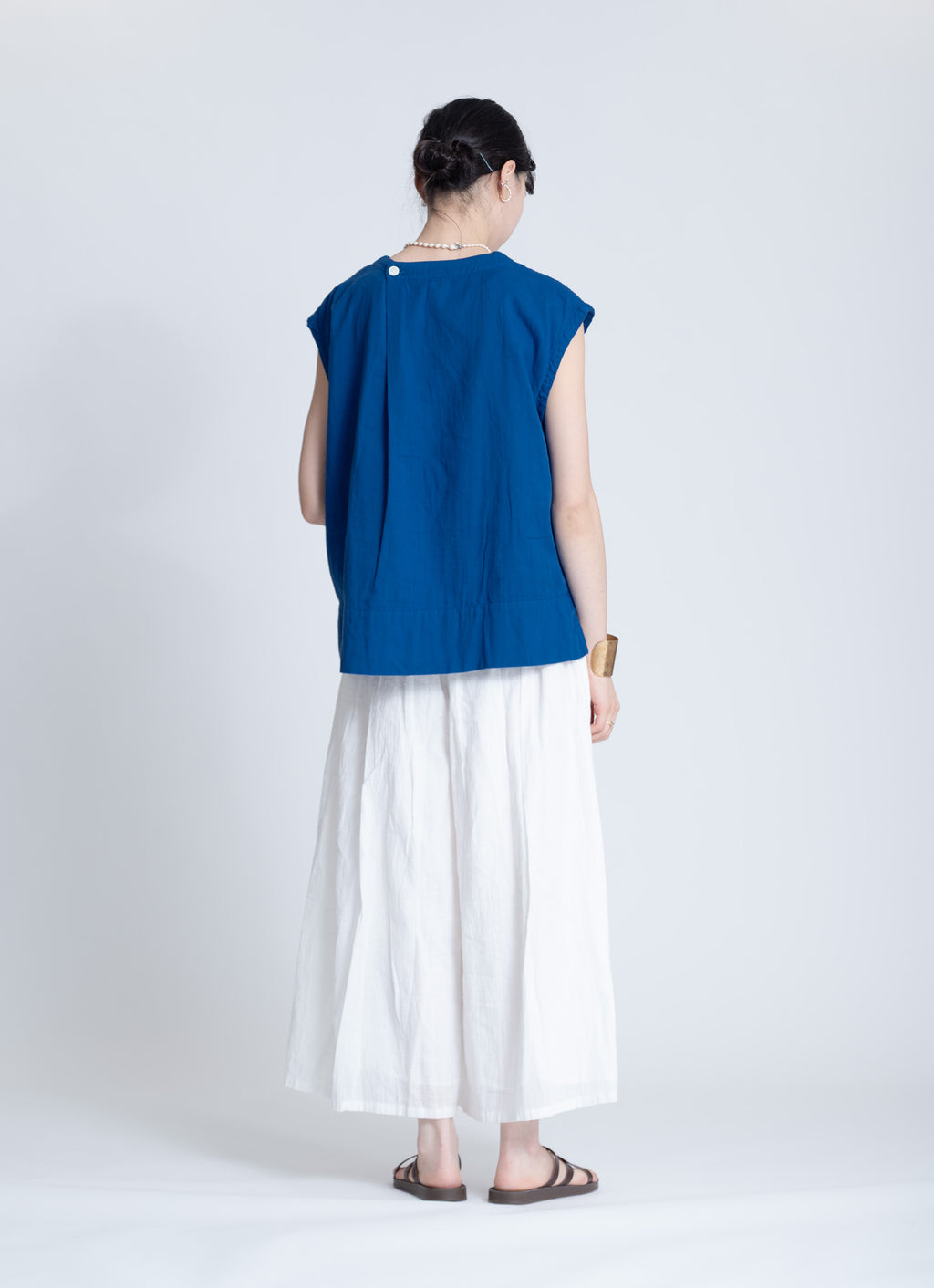 コットンニットガーゼベスト