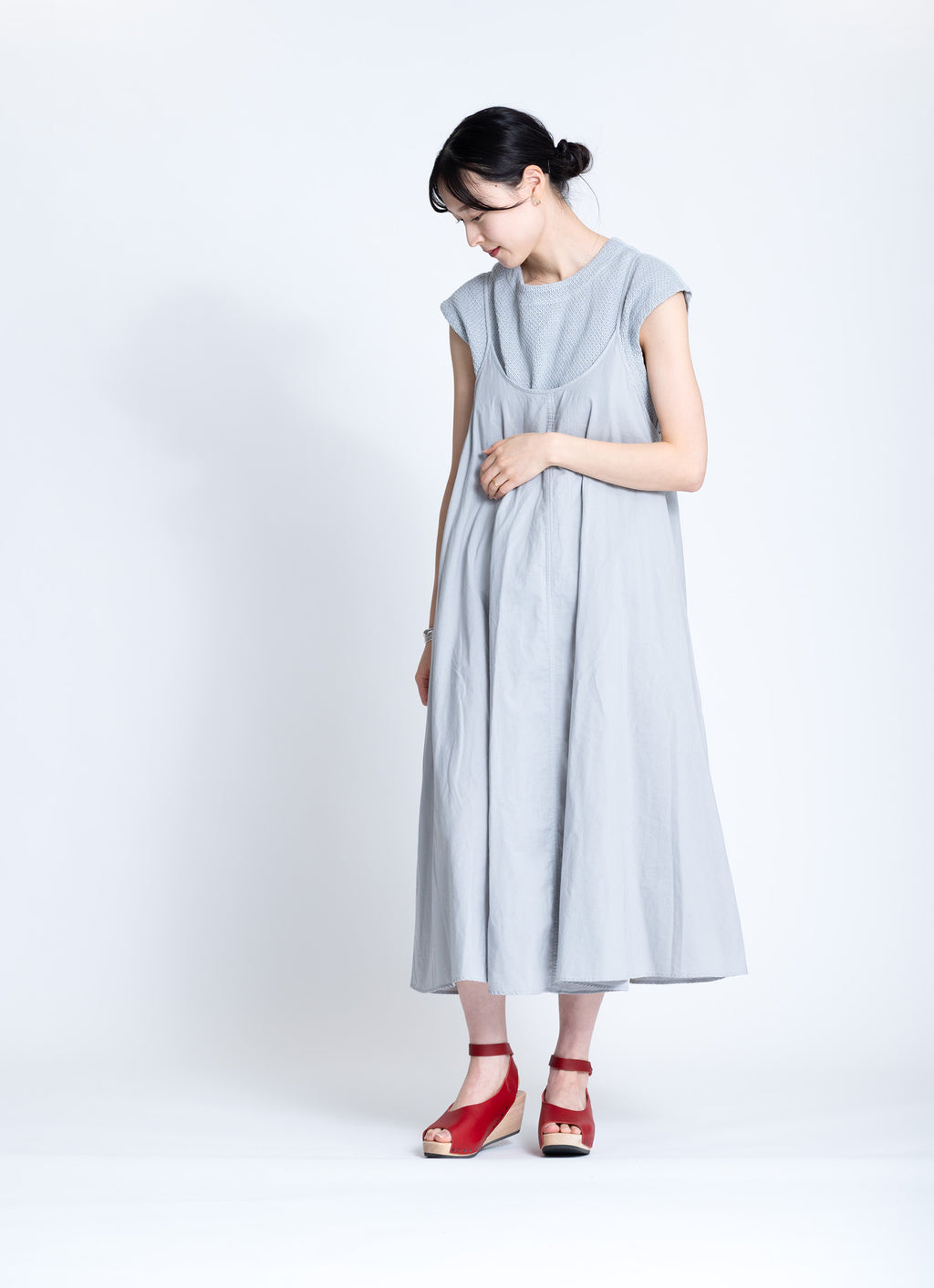 コットンニットガーゼベスト