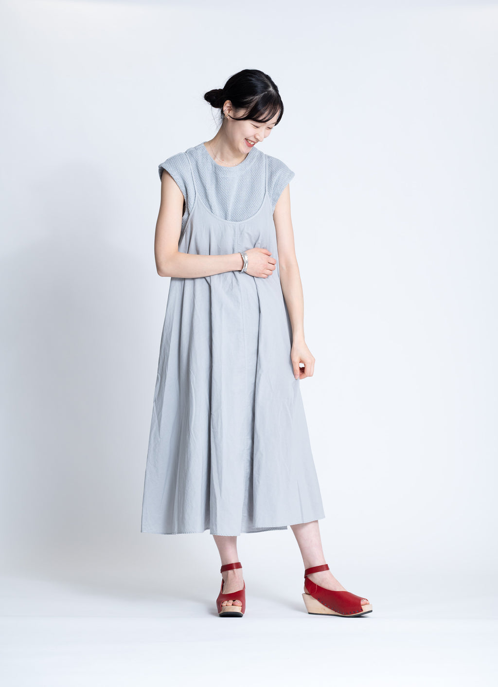 コットンニットガーゼベスト