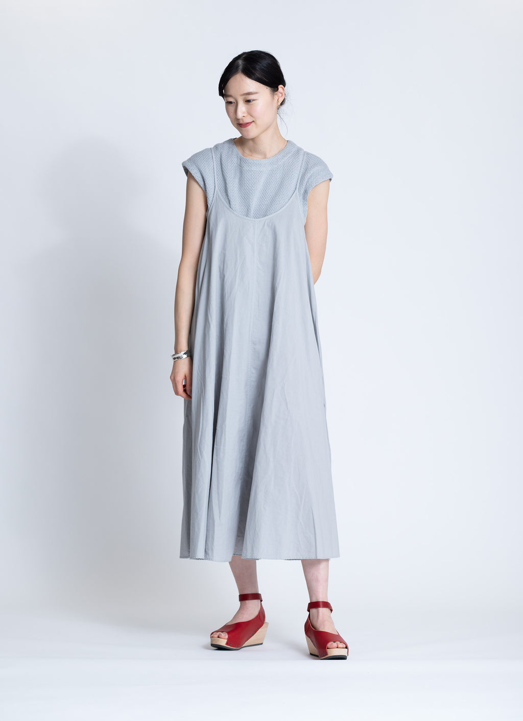 コットンニットガーゼベスト