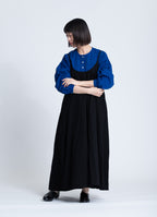 スーピマガーゼクルーネックブラウス