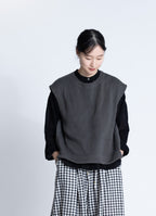 コットンニットガーゼベスト