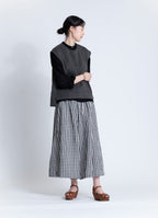 コットンニットガーゼベスト