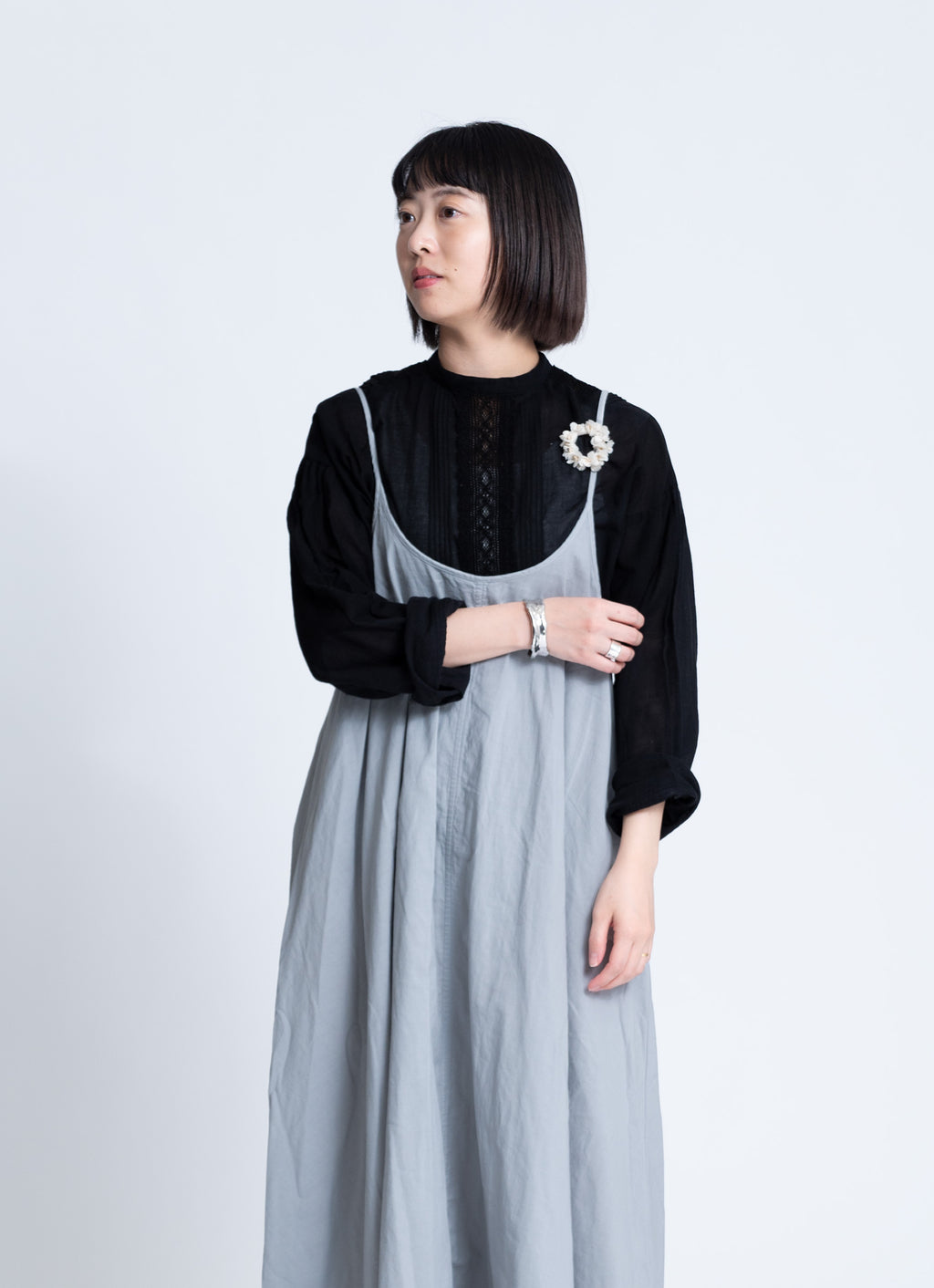 ガーゼキャミドレス