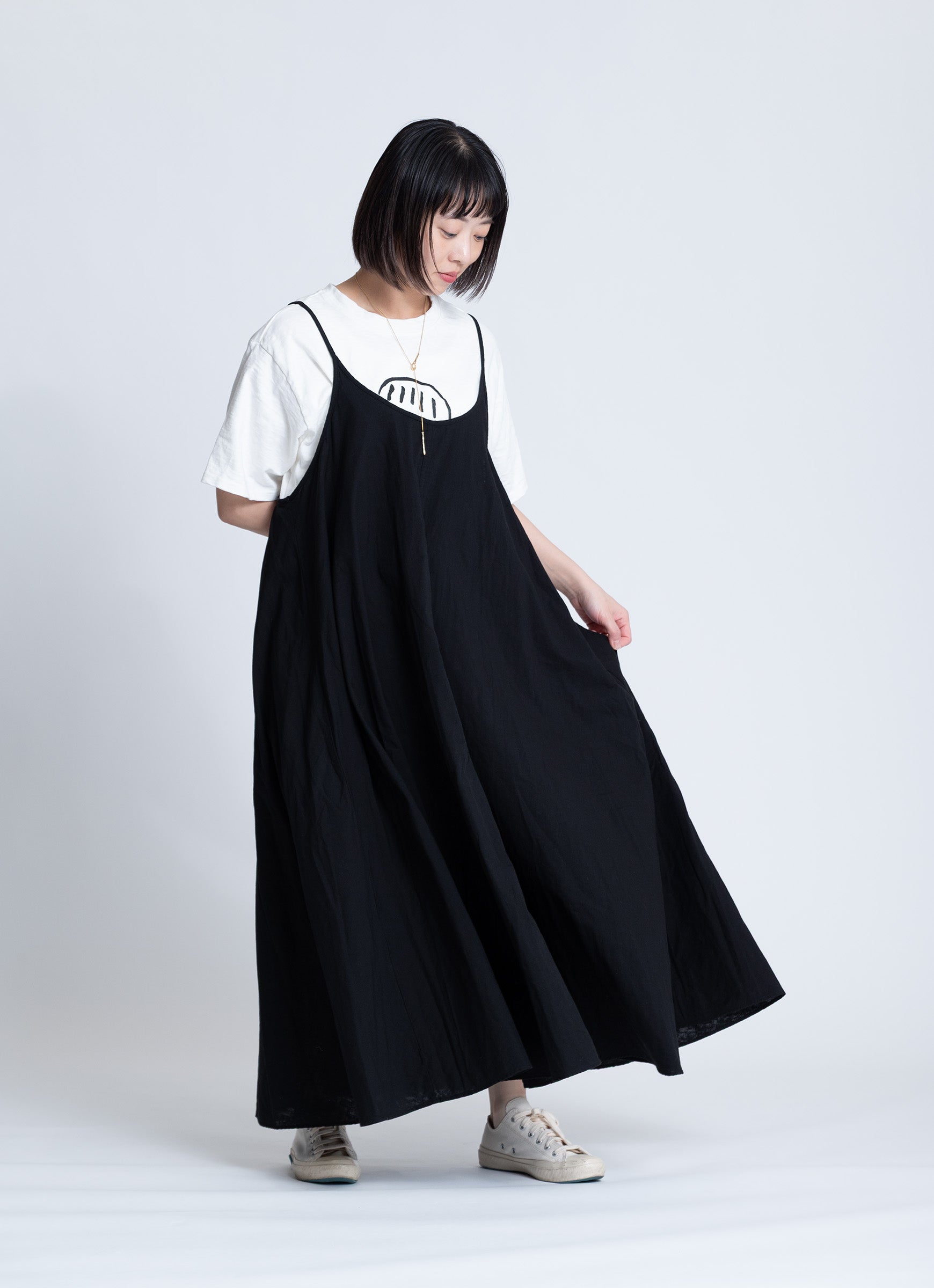 ガーゼキャミドレス