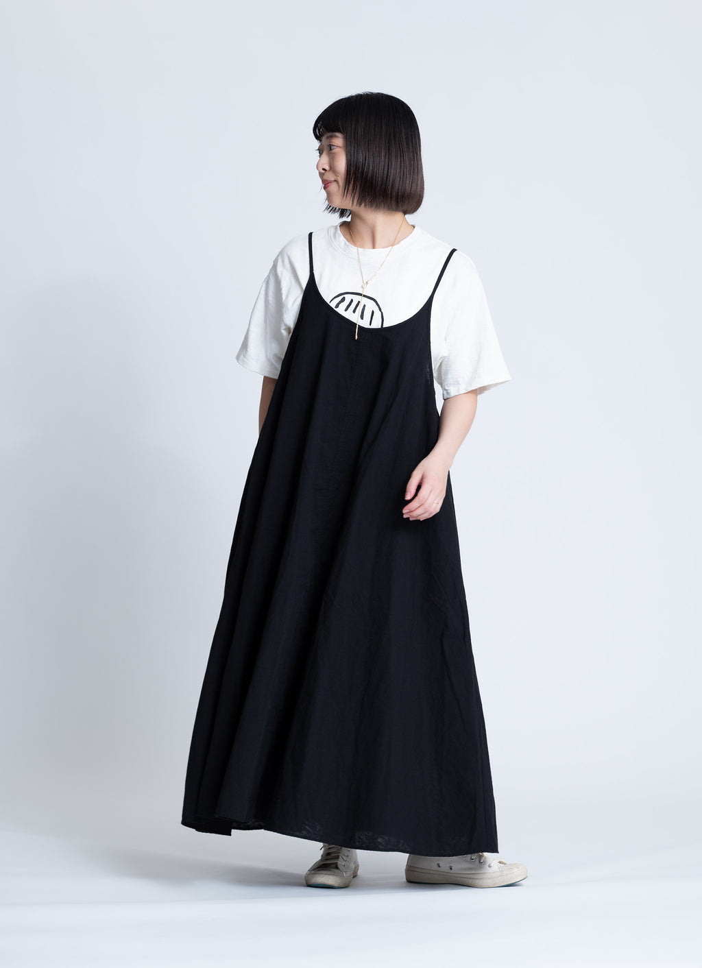 ガーゼキャミドレス