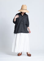 ガーゼオーバーブラウス