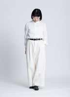 ラウンドカラーブラウス