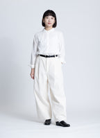 ラウンドカラーブラウス