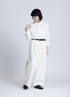 ラウンドカラーブラウス