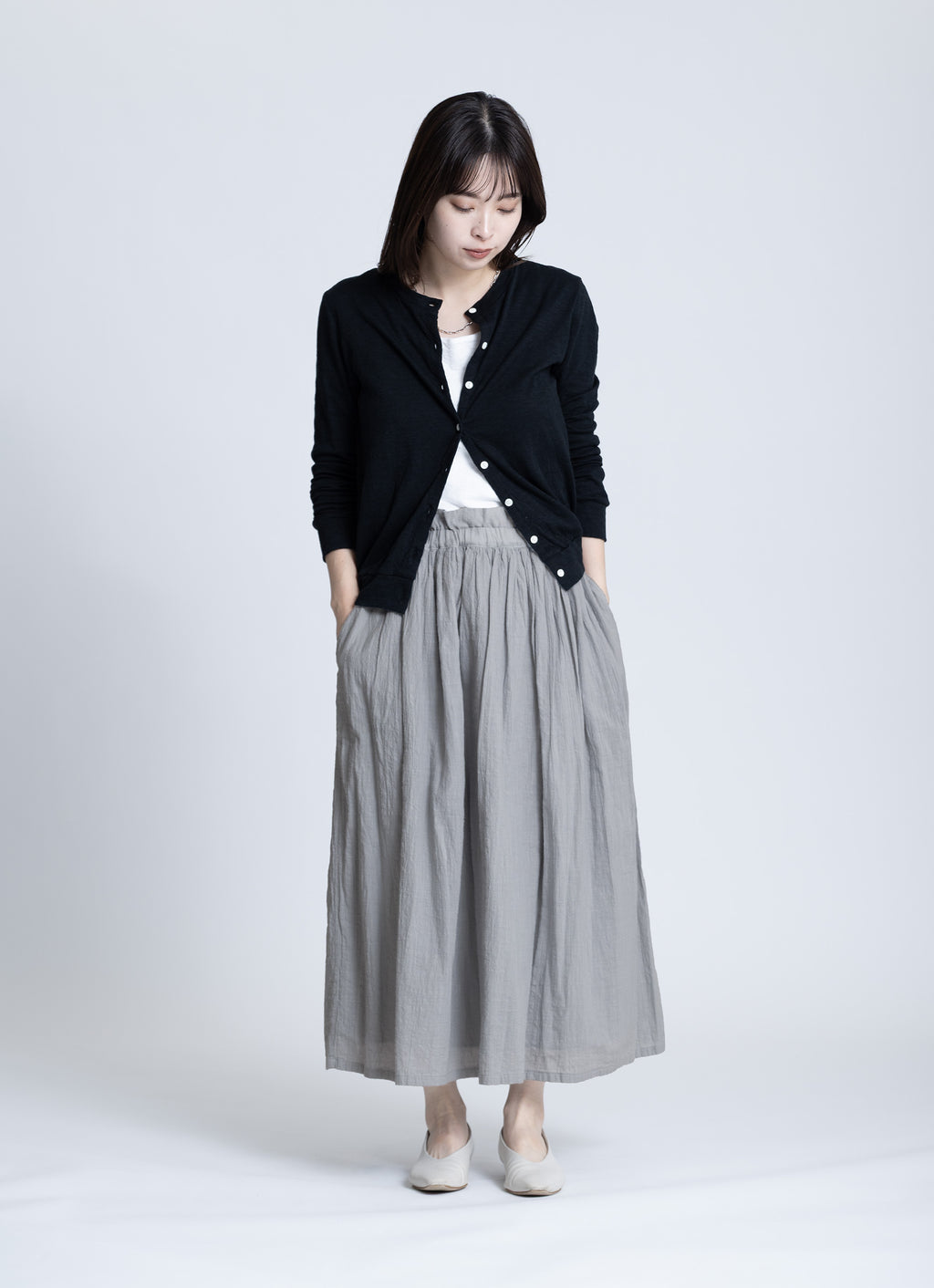 ガーゼギャザースカート